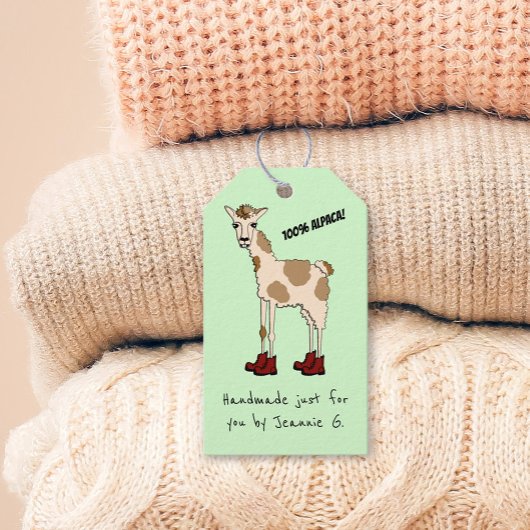Knitters Alpaca Geschenkanhänger