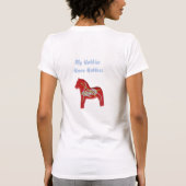 Knitters Dala Horse T-Shirt (Rückseite)