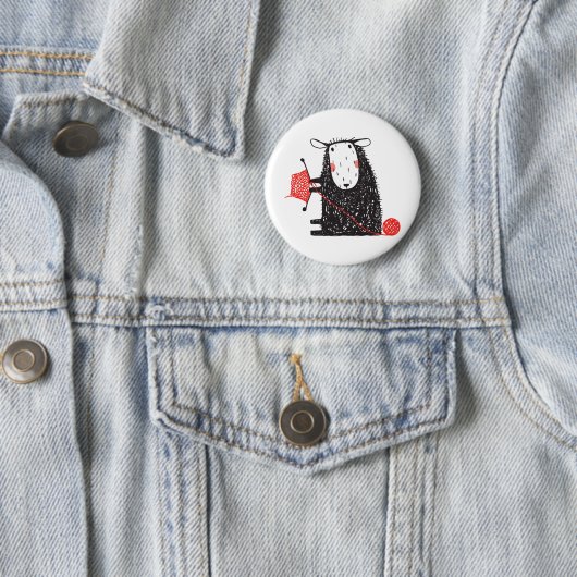 Knitterschaf Button (Beispiel)