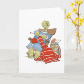 Knitterschildkrötenkarte Karte (Gelbe Blume)