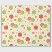 Knitterthema Geschenkpapier (Flach)