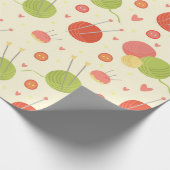 Knitterthema Geschenkpapier (Ecke)