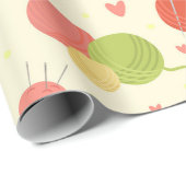 Knitterthema Geschenkpapier (Rolleneckpunkt)