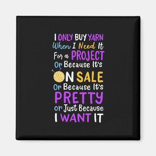 Knitterwolle Magnet (Vorne)