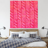 Knitting_015_by_JAMFoto Leinwanddruck (Insitu (Schlafzimmer))