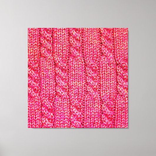 Knitting_015_by_JAMFoto Leinwanddruck (Vorderseite)