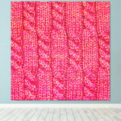 Knitting_015_by_JAMFoto Leinwanddruck (Insitu (Holzboden))