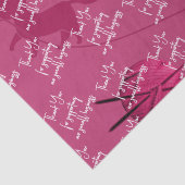 "Knitting Business" - Danke, dass Sie die Nachrich Seidenpapier (Detail)