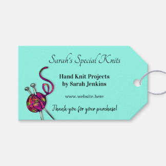 Knitting Business Vielen Dank Kunden Tags Geschenkanhänger