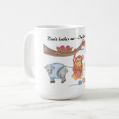 Knitting - Don't Bother Me, I'm Knitting Kaffeetasse (Vorderseite Links)