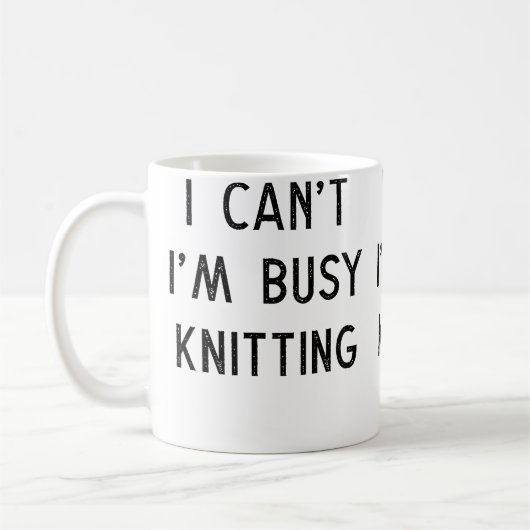 Knitting Idea For Her Knit Lover Busy Knitting Uni Kaffeetasse (Links)
