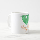 Knitting Love mothers day Kaffeetasse (Vorderseite Links)