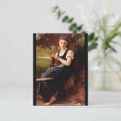 Knitting Woman von William-Adolphe Bouguereau Postkarte (Stehend Vorderseite)