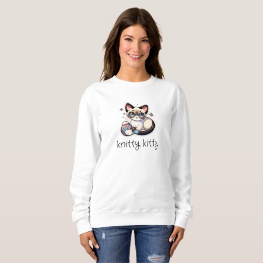 Knitty Kitty Sweatshirt (Vorne ganz)