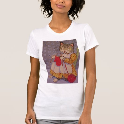 Knitty Miezekatze T-Shirt (Vorderseite)