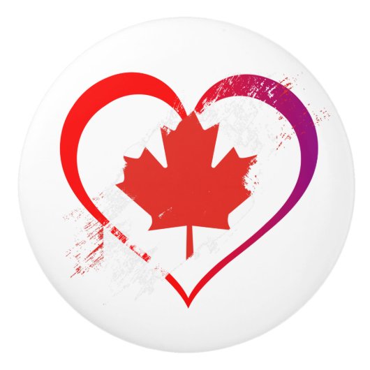 Knob am Canada Day Keramikknauf (Vorderseite)