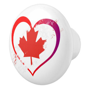 Knob am Canada Day Keramikknauf