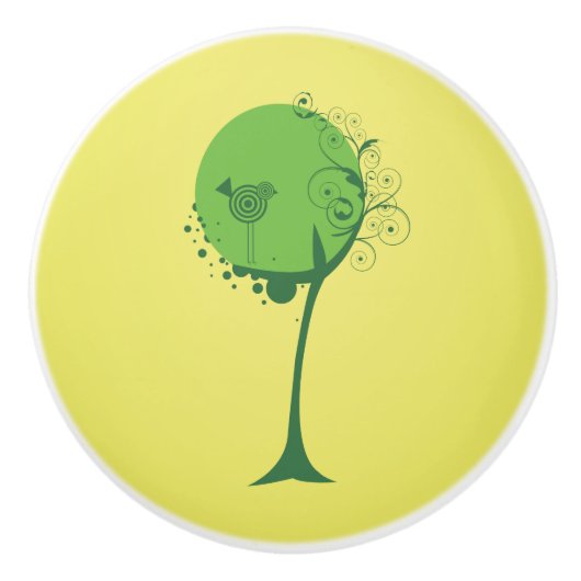 Knob der abstrakten Keramik Keramikknauf (Vorderseite)