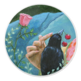 Knob der "Crow Gifts"-Keramik Keramikknauf