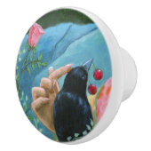 Knob der "Crow Gifts"-Keramik Keramikknauf (Rechts)