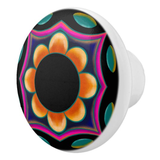 Knob für lebendige Blume Keramik Keramikknauf (Rechts)