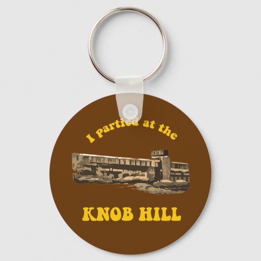 Knob Hill Schlüsselanhänger - Retro-Stil (Vorderseite)