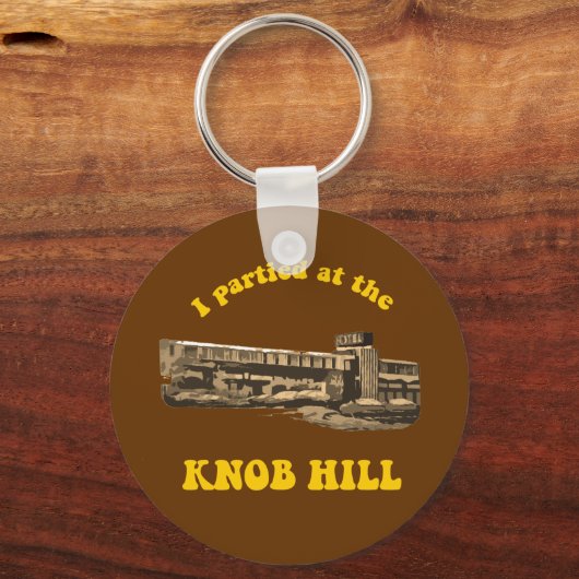 Knob Hill Schlüsselanhänger - Retro-Stil (Vorderseite)