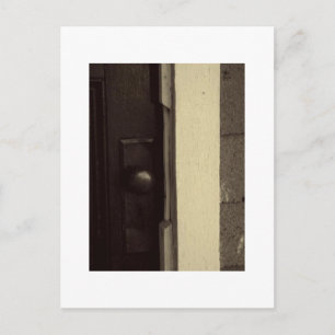 Knob in Sepia Postkarte