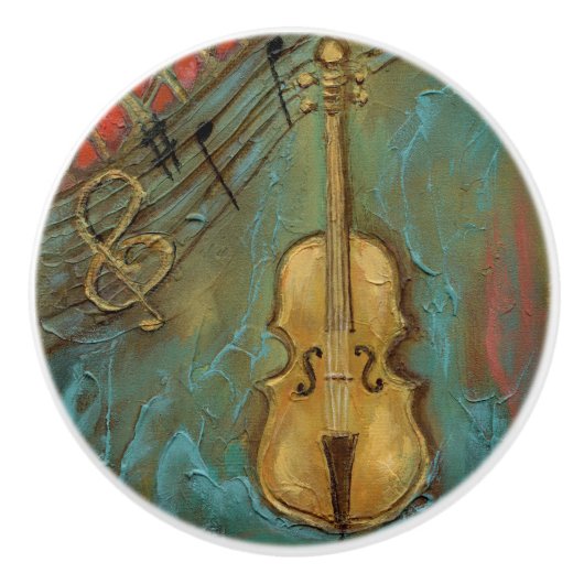 Knob "Mello Cello"-Keramik Keramikknauf (Vorderseite)
