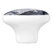 Knob mit Ludwig II Keramikknauf (Seitenansicht)