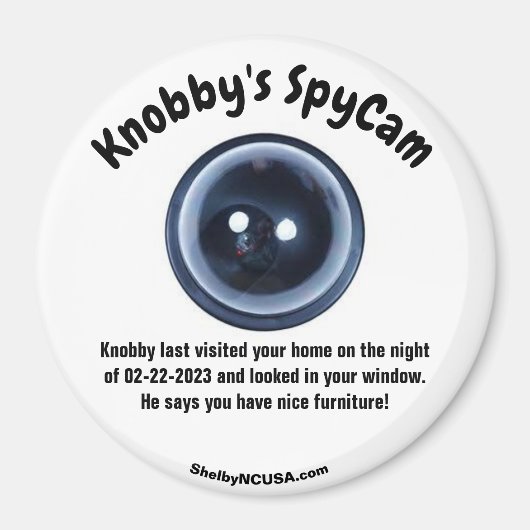 Knobby-SpyCam-Magnet Magnet (Vorne)