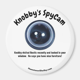 Knobby's SpyCam Bostic Fun Kühlschrank Magnet
