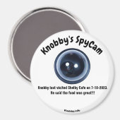Knobby's SpyCam Shelby Cafe Magnet (Vorderseite/Rückseite)