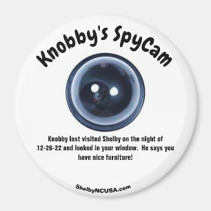 Knobby's SpyCam Shelby Magnet