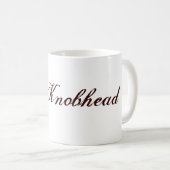 Knobhead Kaffeetasse (VorderseiteRechts)