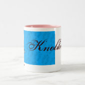 Knobhead Zweifarbige Tasse (Mittel)