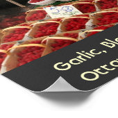 Knoblauch, BlackBerry, Erdbeeren.. Poster (Ecke)