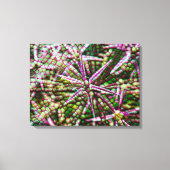 Knoblauch Blume Zelluläre Abstrakte Wand Kunst (Vorderseite)