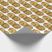 Knoblauch Brot Roll Italienischer Koch Koch Geschenkpapier (Ecke)