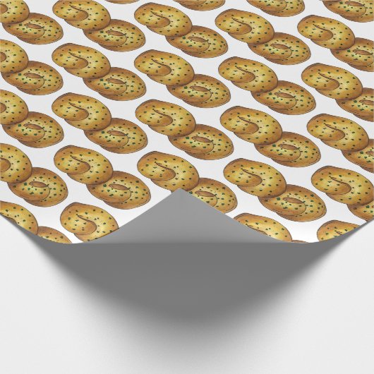 Knoblauch Brot Roll Italienischer Koch Koch Geschenkpapier (Ecke)