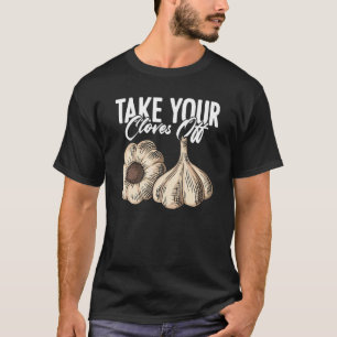 Knoblauch Bulbous Pflanze Vegetarian Knolic Men Wo T-Shirt