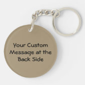 Knoblauch-Bulle-Schlüsselanhänger Schlüsselanhänger (Rückseite)