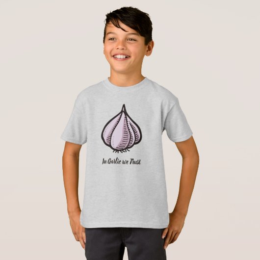 Knoblauch-Bulle-T - Shirt (Vorne ganz)