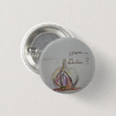 Knoblauch-Button-Button Button (Vorne & Hinten)