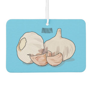 Knoblauch Cartoon-Illustration   Autolufterfrischer