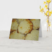 "Knoblauch Cheese Brot" Danke Karte (Gelbe Blume)