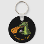 Knoblauch-Dragon-Schlüsselanhänger Schlüsselanhänger (Vorderseite)