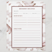 Knoblauch | Einfach weiß | Rezept-Seite (Vorne/Hinten)