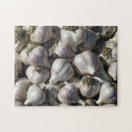 Knoblauch-Ernte 11' x 14' Puzzlespiel Puzzle