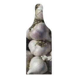 Knoblauch-Ernte-Glasschneiden-Brett Schneidebrett